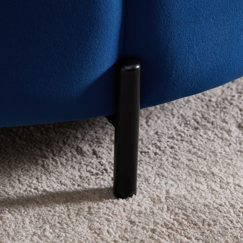 40.4"W Modern Swivel Accent Chair,Swivel Single Sofa Chair with Ottoman