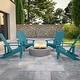preview thumbnail 108 of 126, All-weather Poly Resin Wood Outdoor Adirondack Chair (Set of 4)