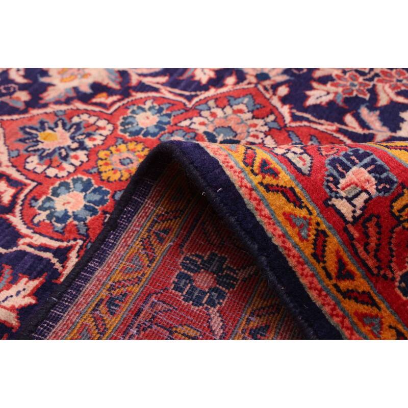 ECARPETGALLERY Hand-knotted Andelz Navy Wool Rug - 4'1 x 6'9