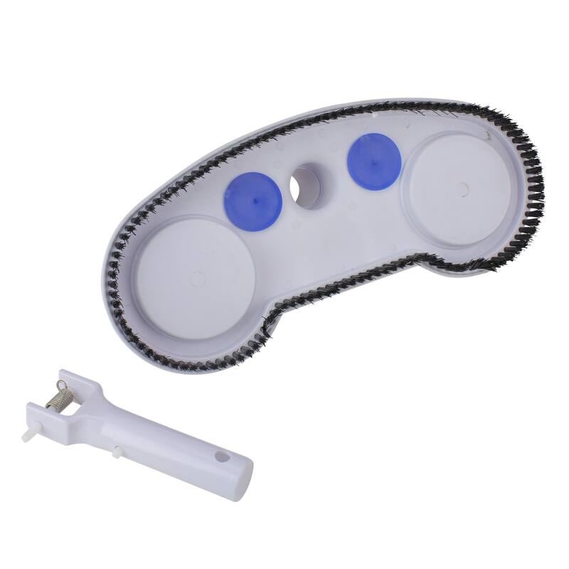 13" Blue and White Air-Relief Valve Swimming Pool Vacuum Head