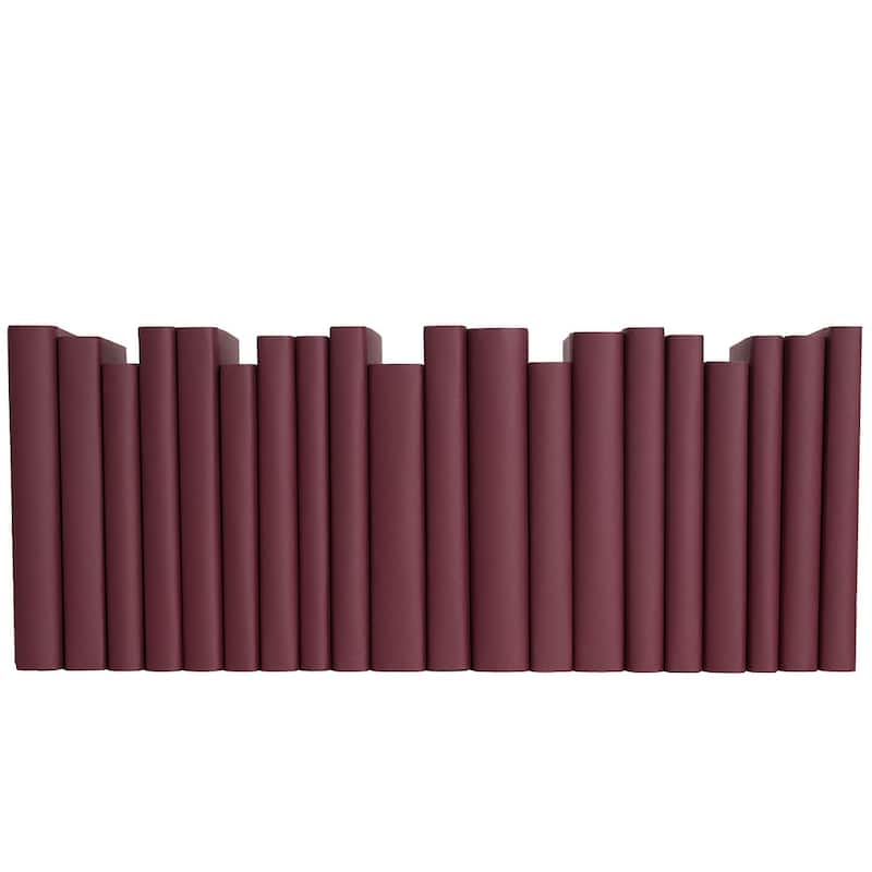 Books Red Decorative Accessories: Merlot Wrapped Color By The Foot