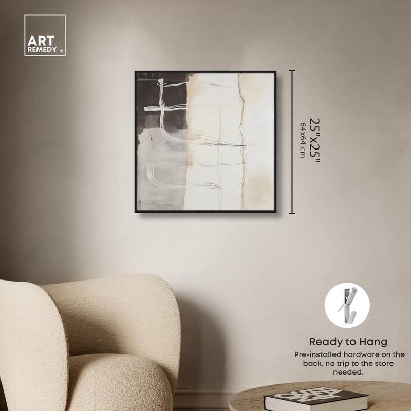 Gestural Glyphs I Canvas by Art Remedy