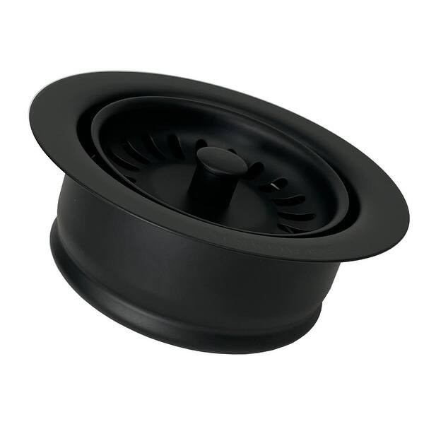 Insinkerator Kitchen Sink Flange & Sink Stopper for Garbage Disposals in Matte Black