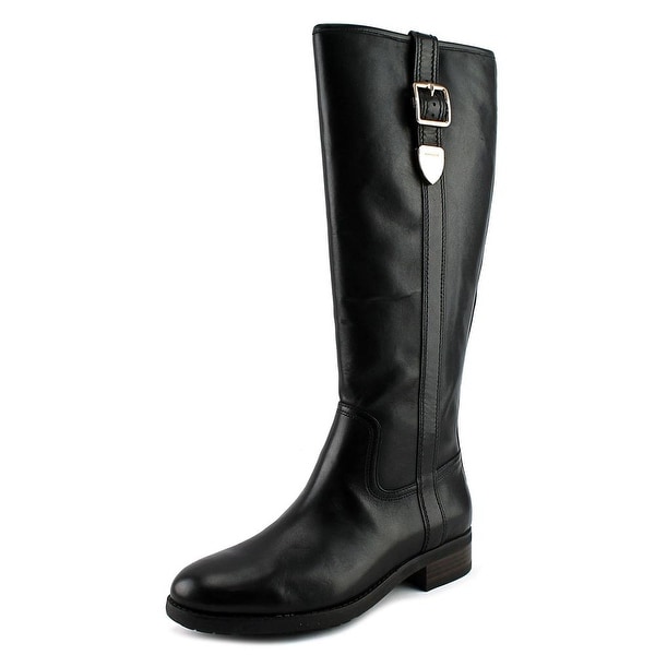 Coach Easton Semi Matte Calf Women Black Boots