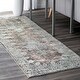 preview thumbnail 32 of 38, Nuloom Vintage Corene Area Rug 2'6" x 10' Runner - Teal