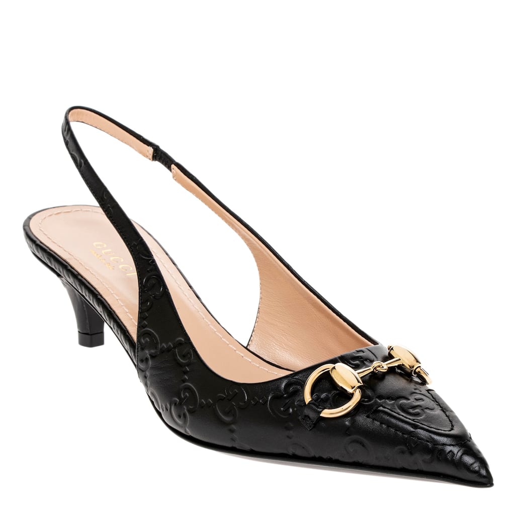 Gucci Horsebit Slingback Pump