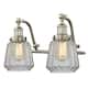 Option Satin Brushed Nickel / Clear Fluted