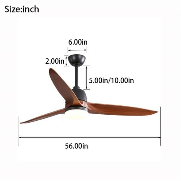3 Blades Ceiling Fan Light with Remote Control - Bed Bath & Beyond ...