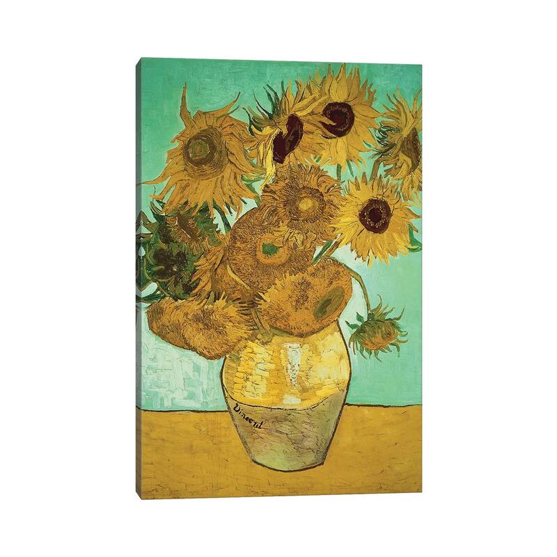 iCanvas "Sunflowers (Third Version), 1888" by Vincent van Gogh Canvas Print