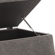 preview thumbnail 128 of 152, Rectangle Chenille Upholstered Storage Ottoman