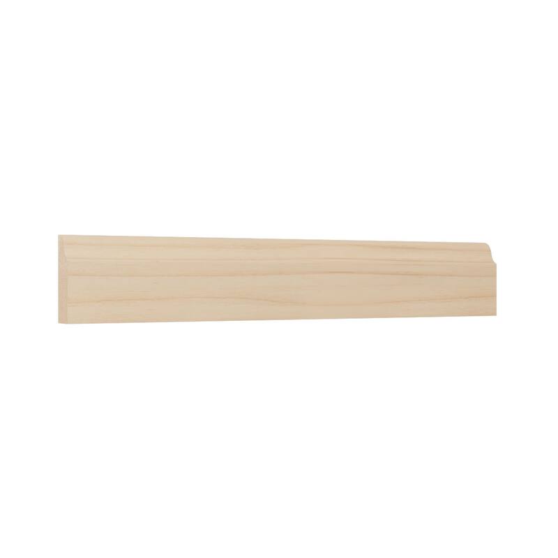WM916: 3/8-in D x 1-1/4-in W x 96-in L Americraft Solid Hardwood Stain Grade Ogee Stop Moulding