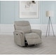 preview thumbnail 2 of 29, Adler Upholstered Power Swivel Glider Recliner Ivory