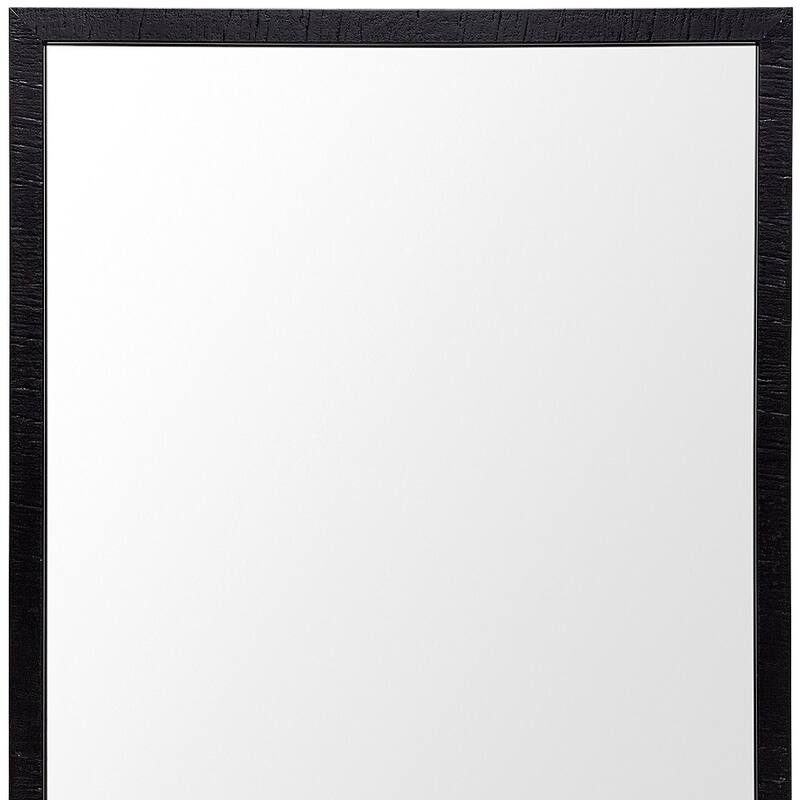 HomeRoots 26" Black Framed Bathroom Vanity Mirror - 21.50 in. x 25.50 in. x 1.75 in.
