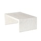 preview thumbnail 1 of 6, Cream Capiz Shell Mosaic Inlay Living Room Coffee Table Cream - 48"W, 17"H