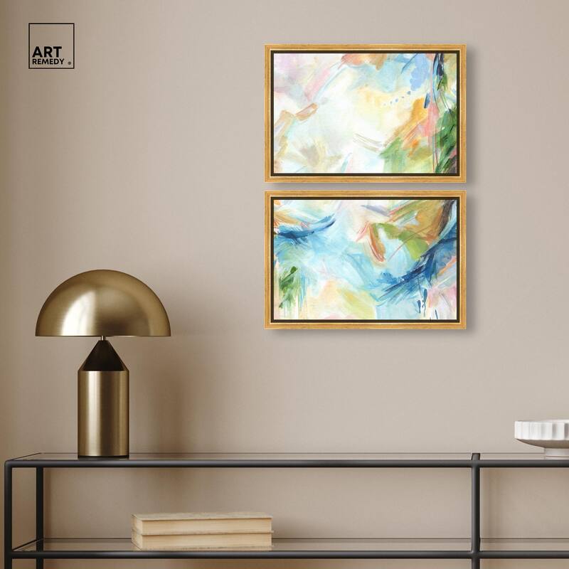 In the Beginning Canvas Set of 2 by Art Remedy