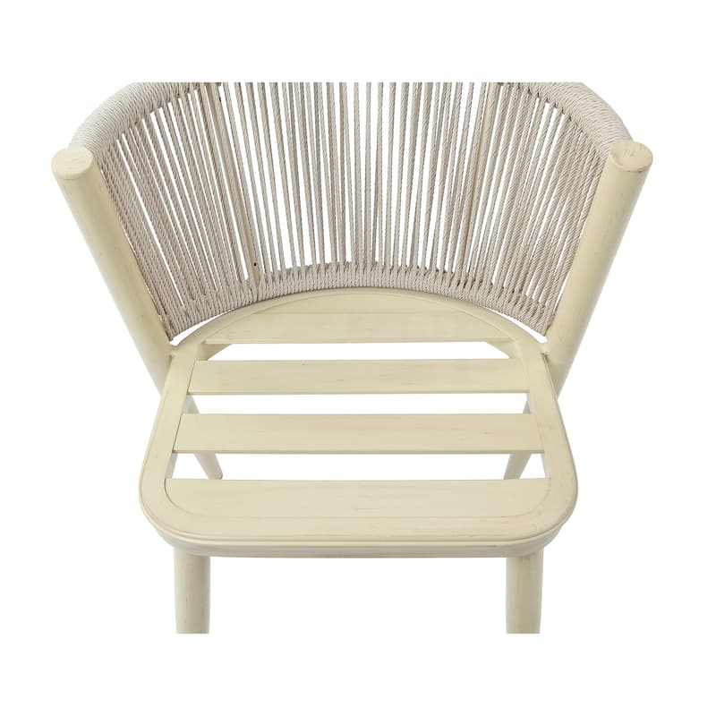 Small Space Mid-Century Modern 3-Piece Aluminum Outdoor Bistro Set by Furniture of America