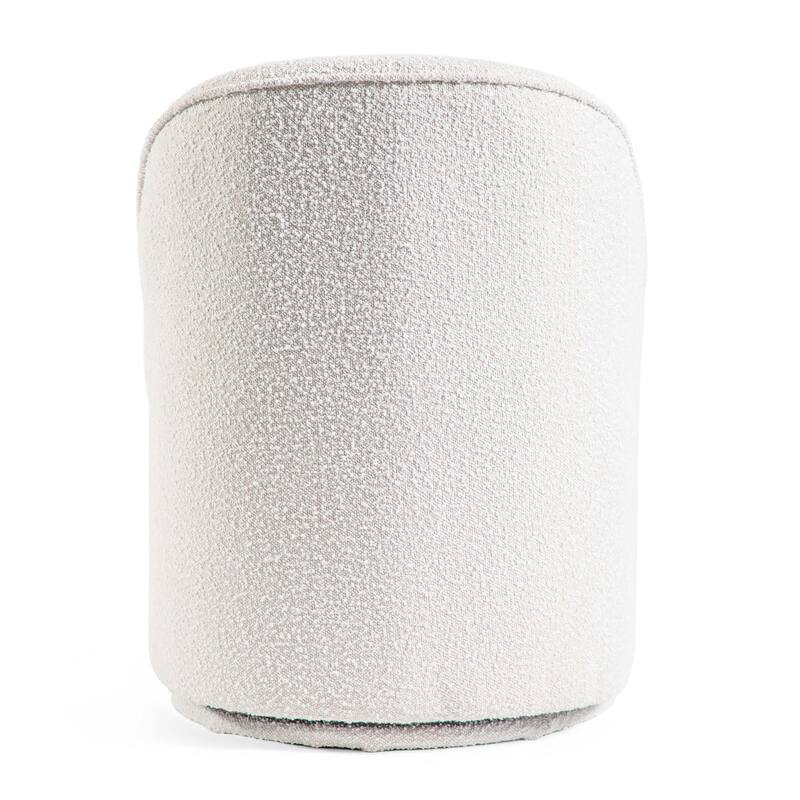 Furniture of America Torin Modern 5-Piece White Marble Top Round Dining Set with Swivel Chairs