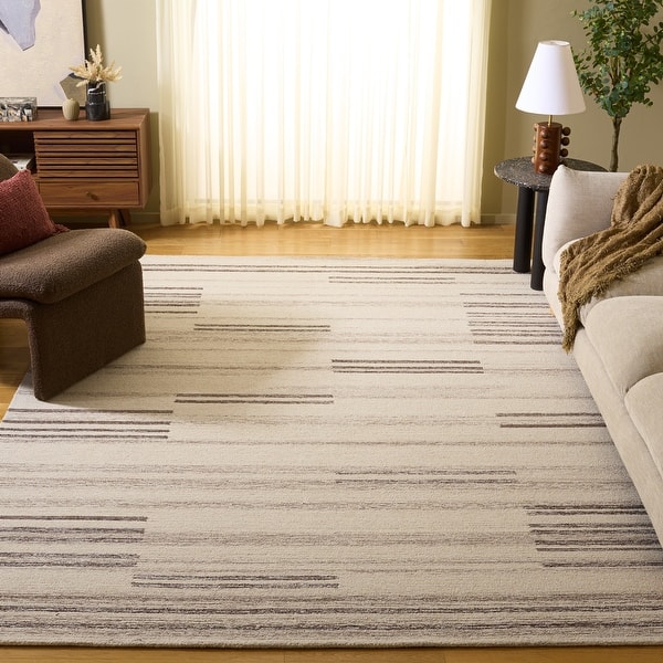 slide 2 of 11, SAFAVIEH Handmade Metro Thanja Modern Abstract Wool Rug