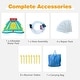 preview thumbnail 12 of 10, Costway Bountech Inflatable Mighty Water Slide Park Bouncy Splash Pool