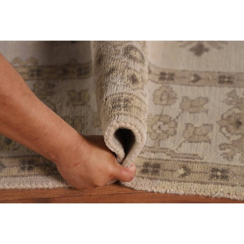 Earth Tone Oushak Oriental Area Rug Handmade Living Room Wool Carpet - 6'0"x 9'0"
