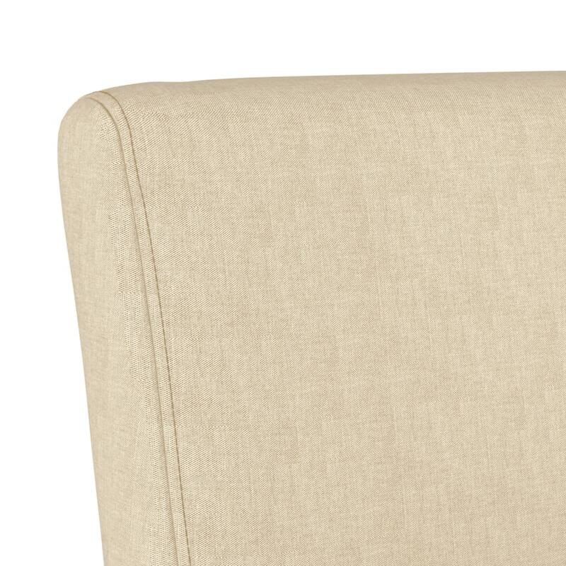 vidaXL Slipper Chair different color Fabric - 18.9" x 25.2" x 28.3"