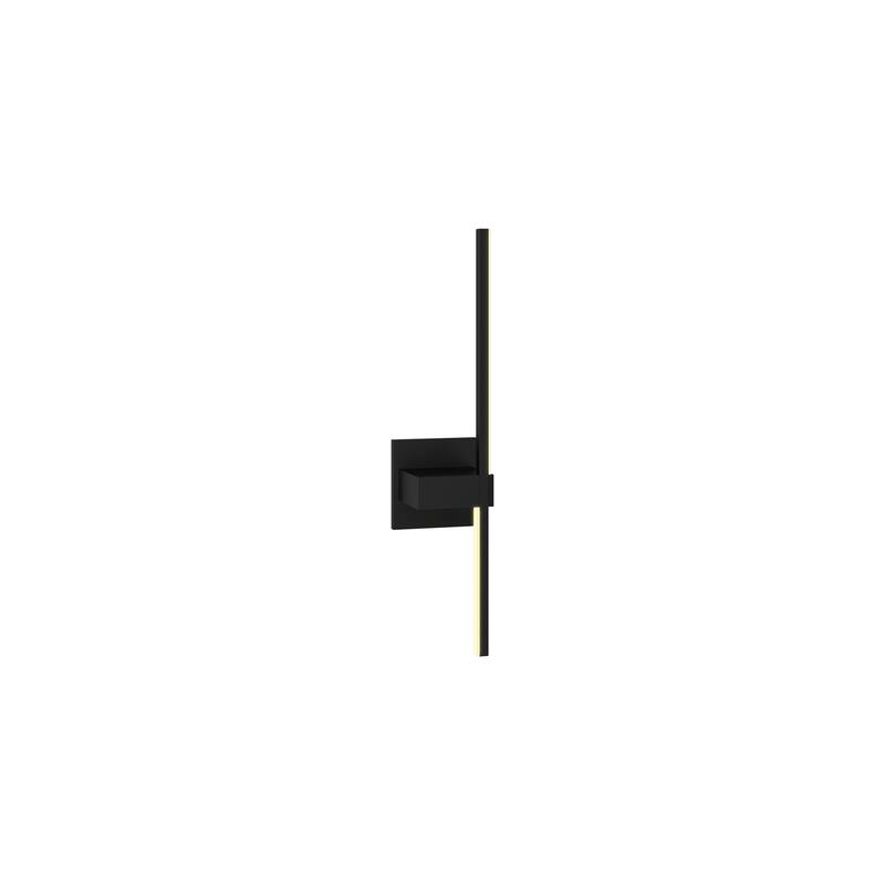 DALS Lighting Indoor Outdoor Sleek LED Wall Sconce - 21 Inch - Black