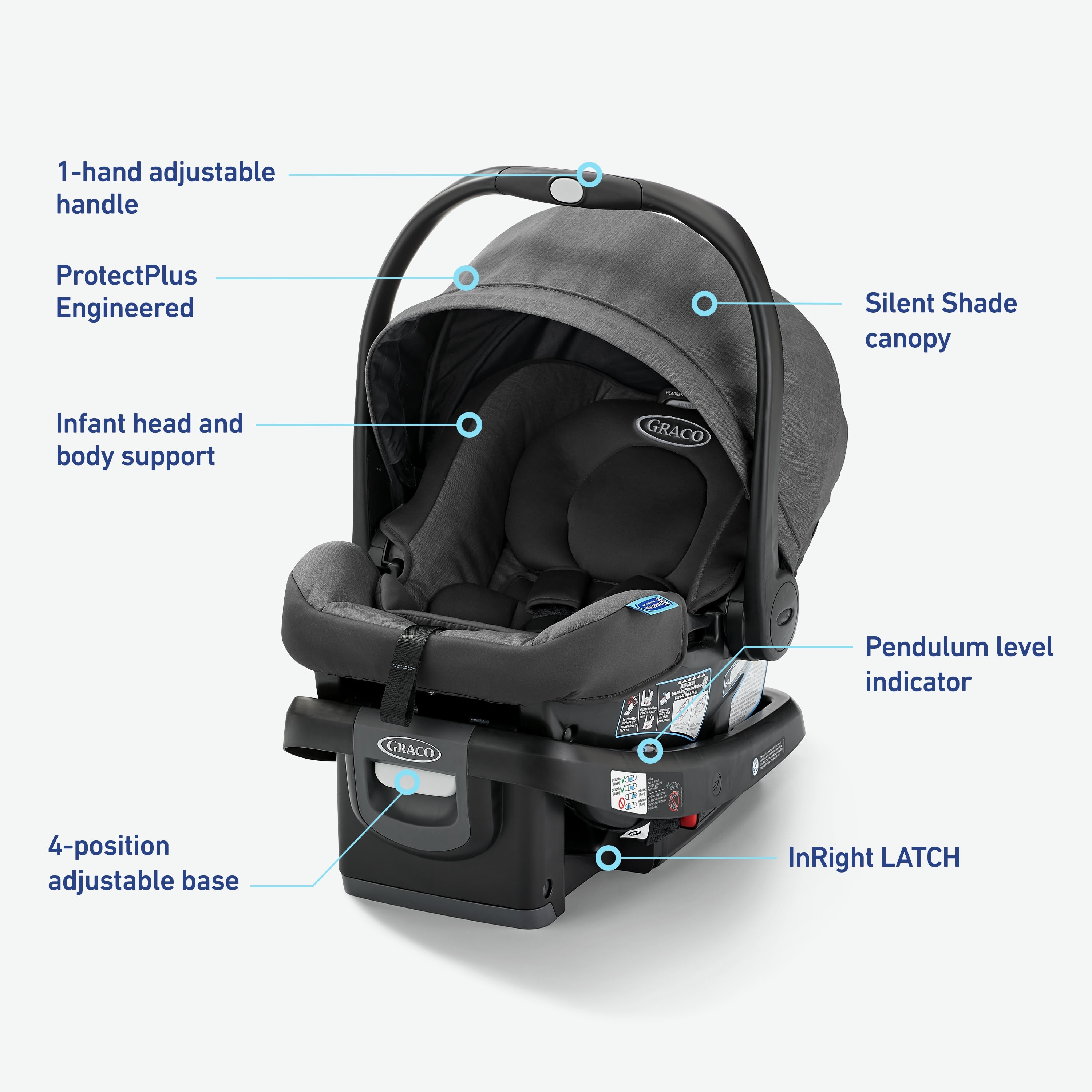 Graco SnugRide 35 DLX Infant Car Seat ft. Load Leg Technology Astaire Bed Bath Beyond 39678049