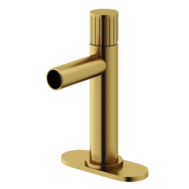 VIGO Ashford 8" H Single Handle Single Hole Bathroom Faucet
