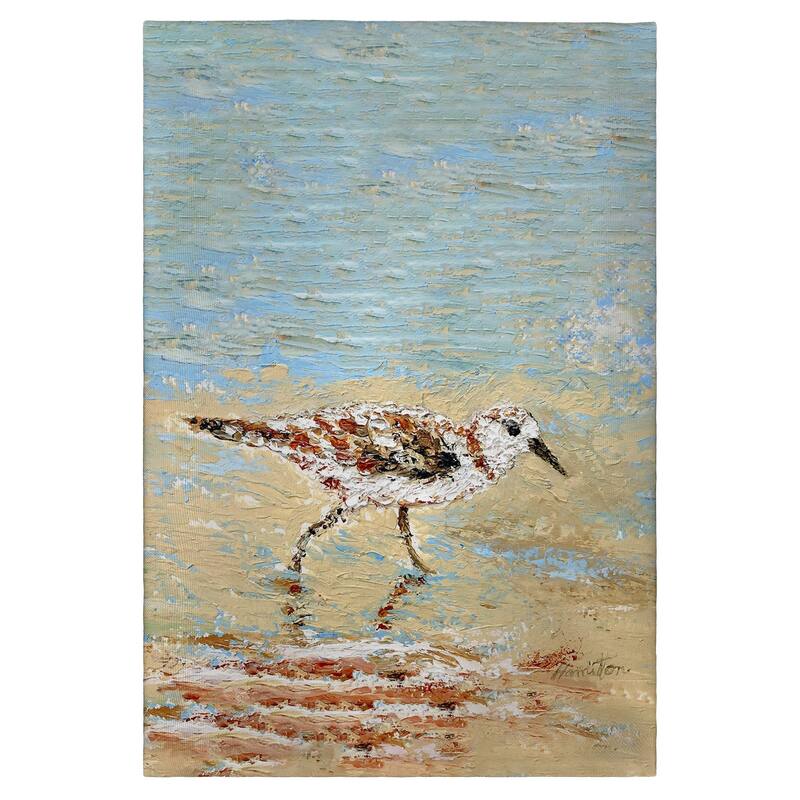 Lone Sandpiper Guest Towel - 20x20