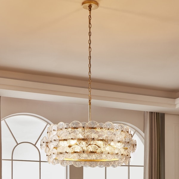 Glass drum light new arrivals