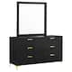 Option Dresser With Mirror (Black)
