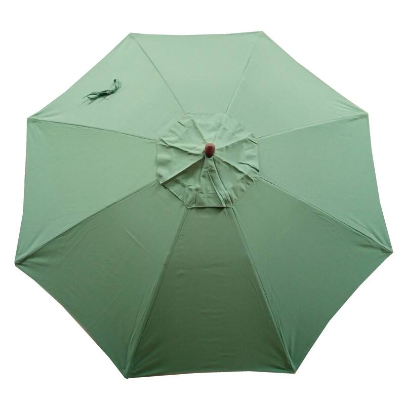 Tropishade 9' Market Umbrella with Sunbrella 5443 Basil