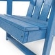 preview thumbnail 38 of 172, Shoreline Fully Assembled All-Weather HDPE Outdoor Folding Modern Adirondack Chair