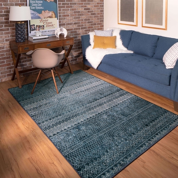 Mohawk Home Prale Transitional Boho Geometric Area Rug. Opens flyout.