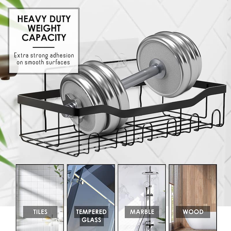 Empyrean Christmas Bathroom Set - Holiday Shower Curtain & Accessories with Soap Dispenser, Toilet Brush & Trash Can