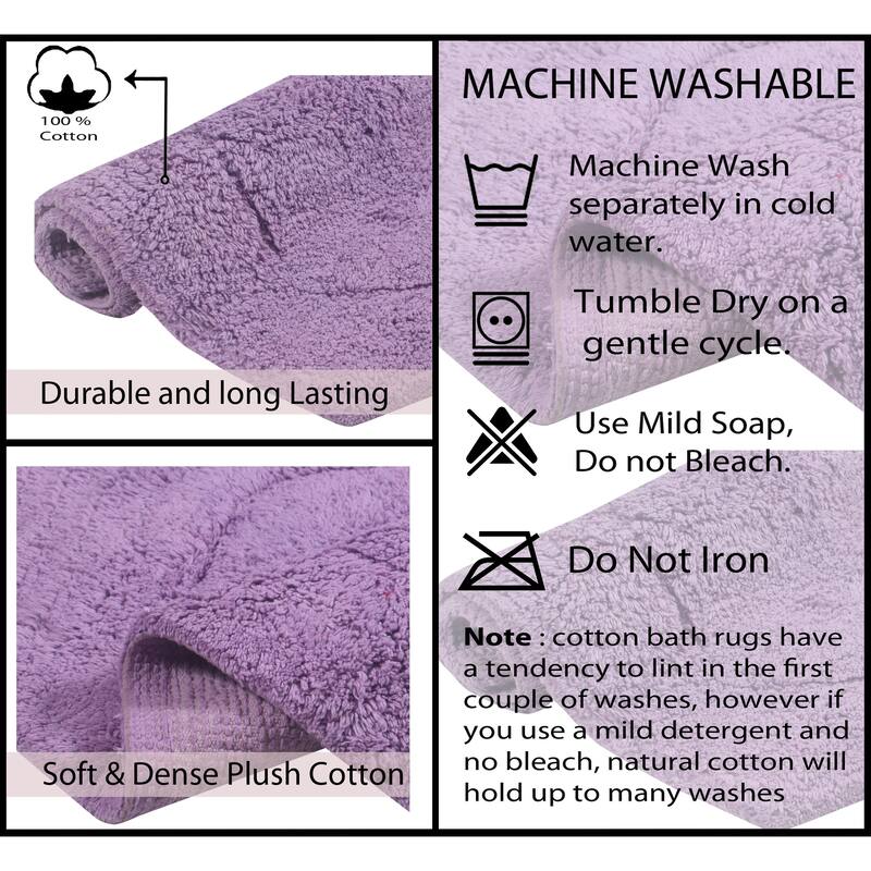 Home Weavers Porch & Den Heesacker Cotton 2-piece Bath Rug Set