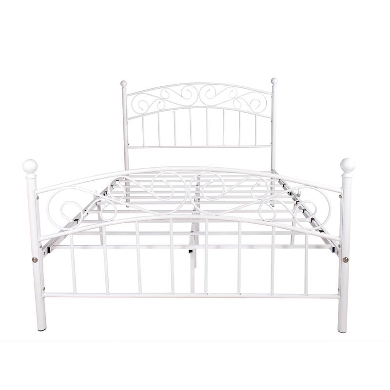 Bed Frame with Headboard and Footboard