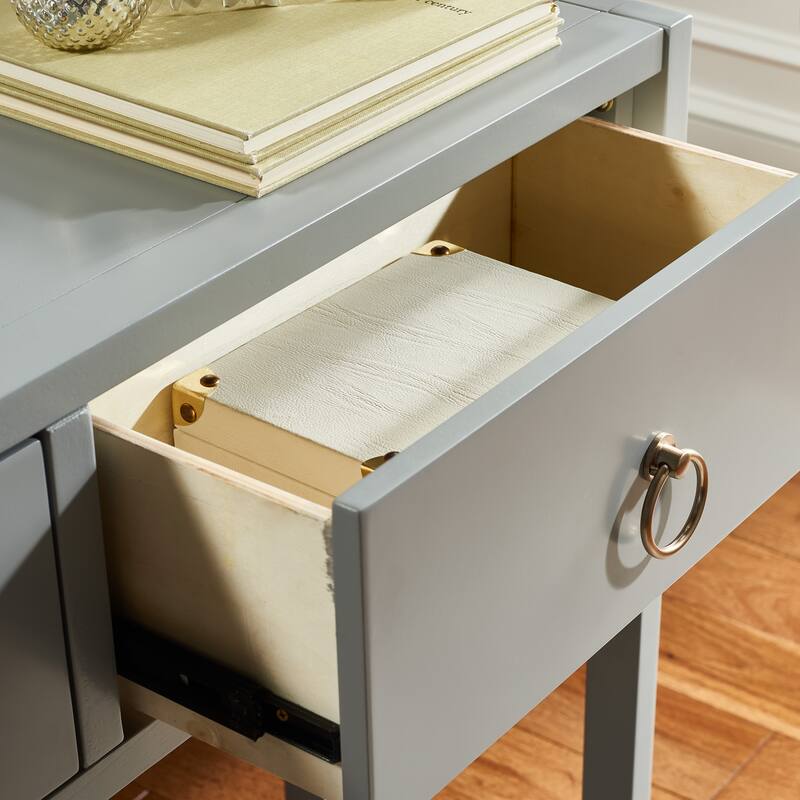 SAFAVIEH Matilde Console Table - 12" W x 38" D x 32" H - 12Wx38Dx32H - Grey