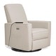 preview thumbnail 10 of 21, Evolur Harlow Deluxe Upholstered Plush Seating Glide Rocker