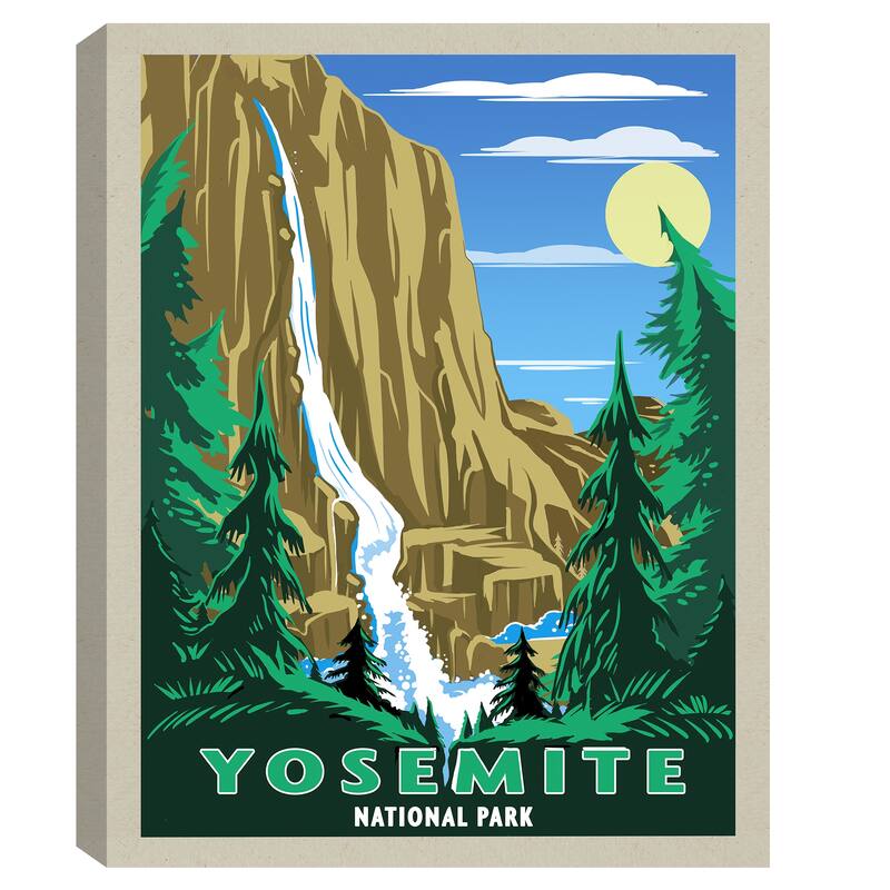 Yosemite National Park by John Rufo Canvas Art Print