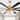 Bella Depot 72" Modern Large Ceiling Fan with Dimmable LED Light and Remote Control 6-Speed Reversible DIY Shade Chandelier