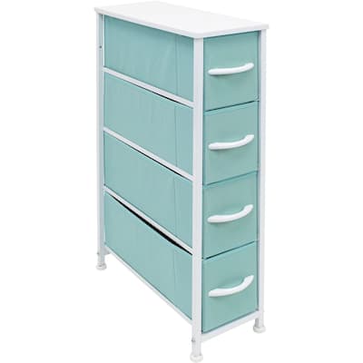 Narrow Dresser Tower with 4 Drawers - Vertical Storage for Bedroom