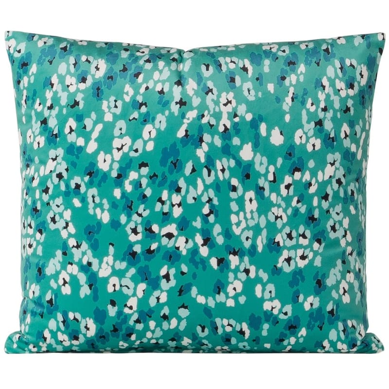Swan Lake Floral Printed Plush Throw Pillow