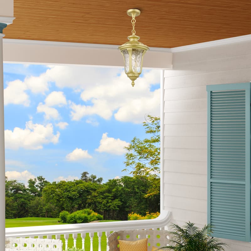 Livex Lighting Oxford 10" Wide Outdoor Mini Pendant