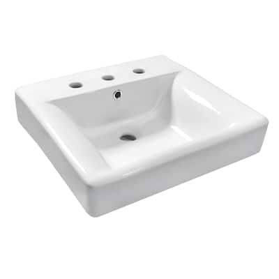Kingston Brass NuvoFusion 20-Inch Ceramic Console Sink Basin