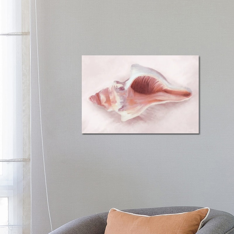 iCanvas "Conch Shell Blush II" by House Fenway Canvas Print - 18x26x1.5