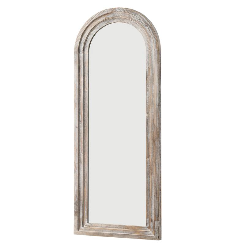 Vintage Wood Framed Dressing Mirror Floor Mirror Farmhouse