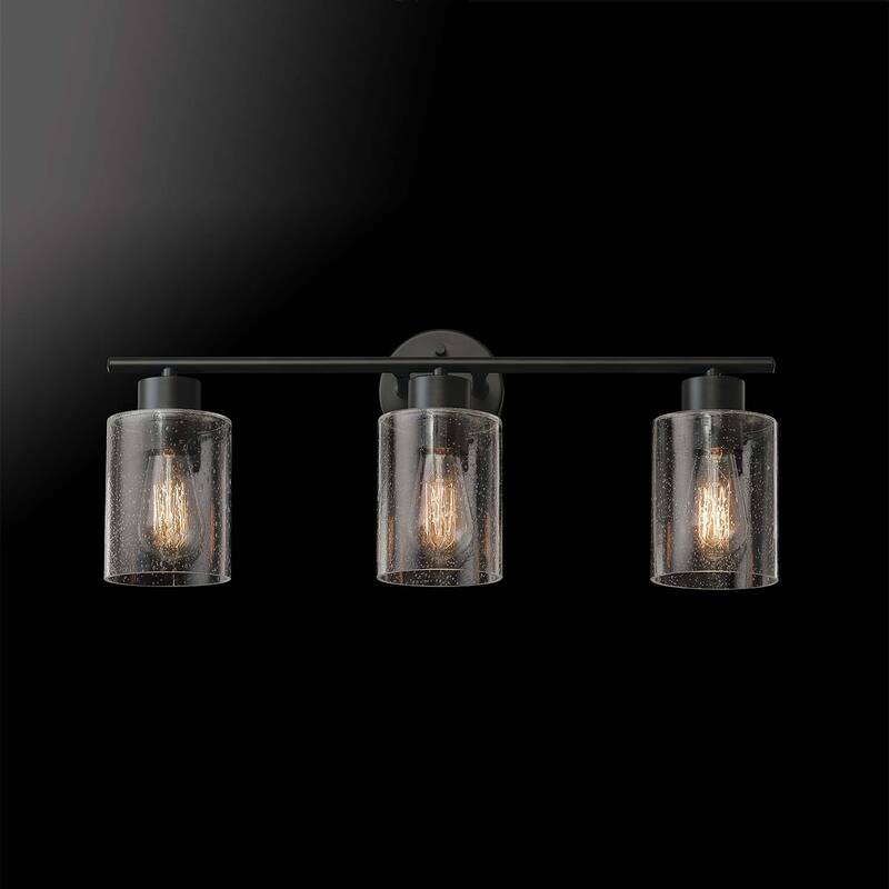 Bellevue Lydia 3 Light 23" Wide Bathroom Vanity Light with Seeded