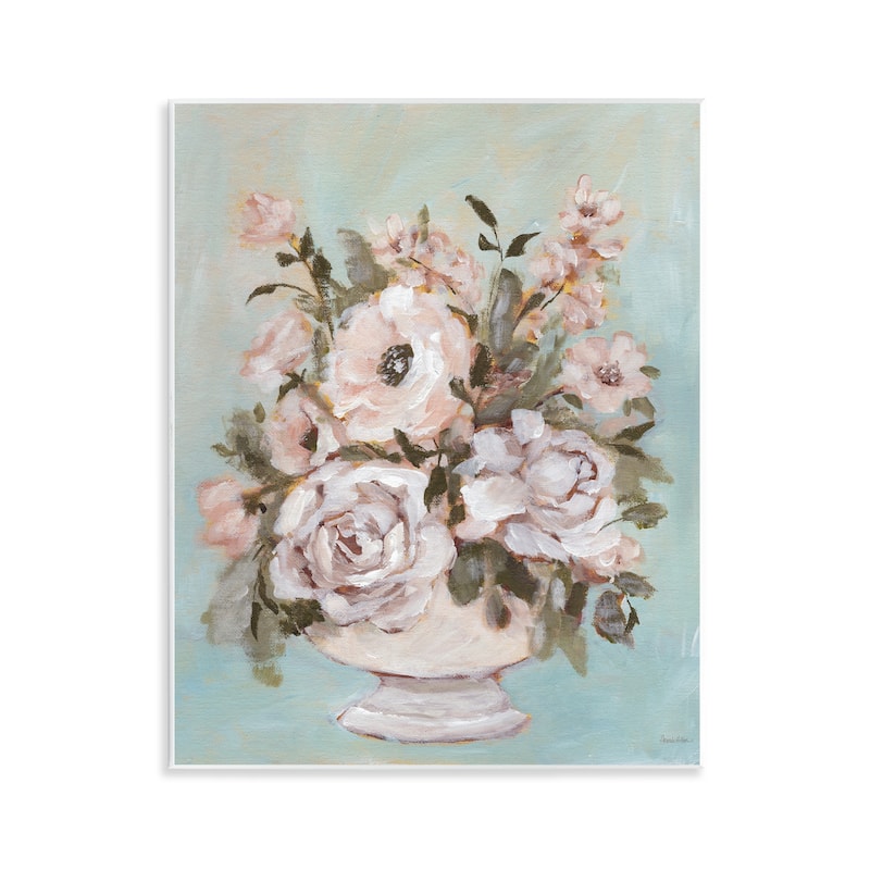 Stupell Sophisticated Flower Bouquet Wall Plaque Art Design By Amanda Hilburn - 11 x 14