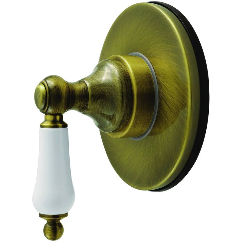 Kingston Brass KS403.PL Restoration Single Handle 6 Function Diverter - Antique Brass